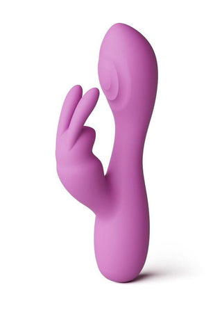 X and O's Devotion Rechargeable Silicone Compact Rabbit Vibrator - Purple