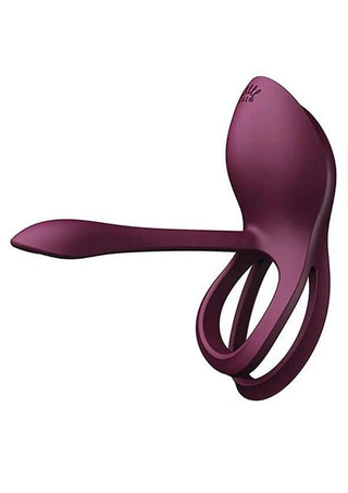 Zalo Bayek Rechargeable Silicone App Compatible Vibrating Couples Ring