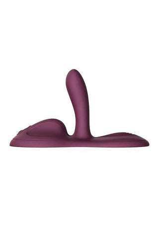 Zalo Flora Rechargeable Silicone App Compatible Smart Vibrating Pad - Purple