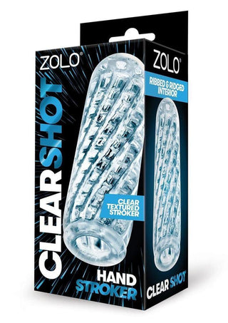 ZOLO Hand Stroker Clear Shot - Clear