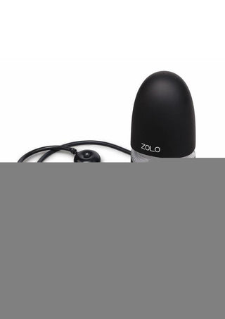 ZOLO Nut Buster Rechargeable Multi-Function Masturbator with Remote - Black/Clear