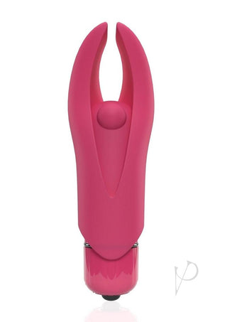4b Demon Rechargeable Silicone Mini Clitoral Stimulating Vibrator - Strawberry