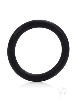 Black Rubber Cock Ring - Black - Medium