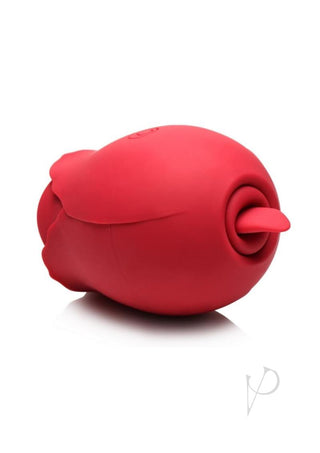 Bloomgasm Double Tease Rose 10x Rechargeable Silicone Sucking and Licking Stimulator