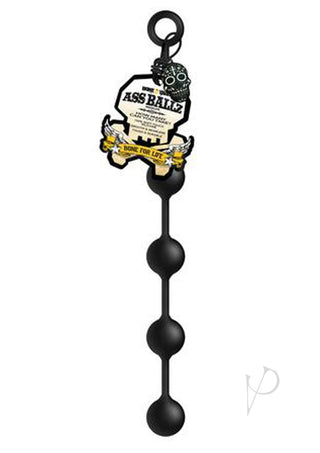 Boneyard Silicone Ass Ballz Anal Beads - Black - Medium