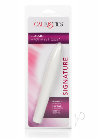 Classic Maxi Mystique Vibrator - Ivory/White
