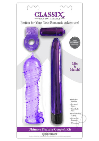 Classix Ultimate Pleasure Couple's - Purple - 4 Piece Kit