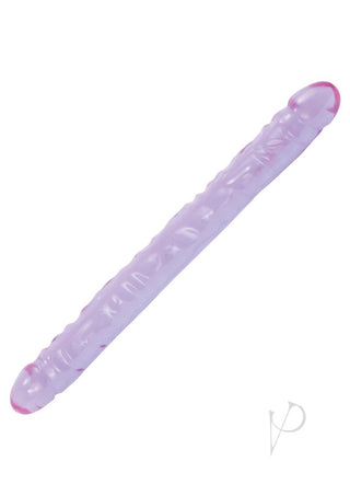 Crystal Jellies Double Dildo - Purple - 18in