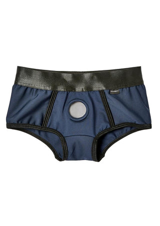 Em.Ex.. Active Harness Wear Fit Harness Boy Shorts - Blue - XLarge