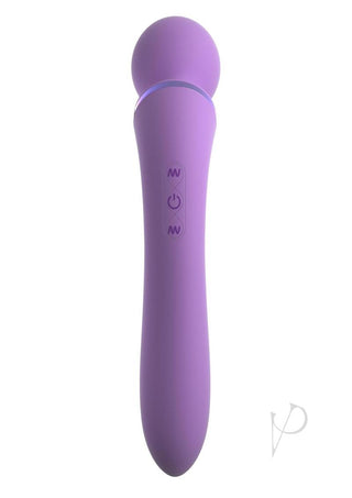 Fantasy For Her Duo Wand Massage Her Silicone Rechargeable Waterproof - Purple