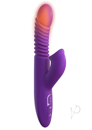 Fantasy For Her Ultimate Thrusting Clit Stimulate Her Rechargeable Waterproof - Purple