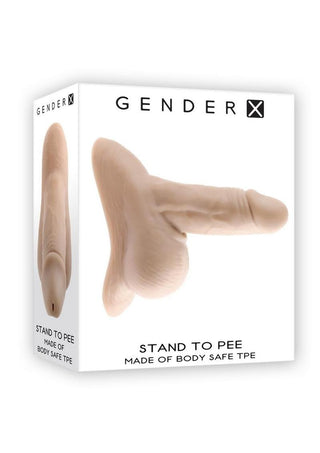 Gender X Tpe Stand to Pee Hollow Dong - Vanilla