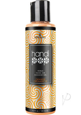 Handipop Edible Hand Job Massage Gel Orange Cream - 4.2oz