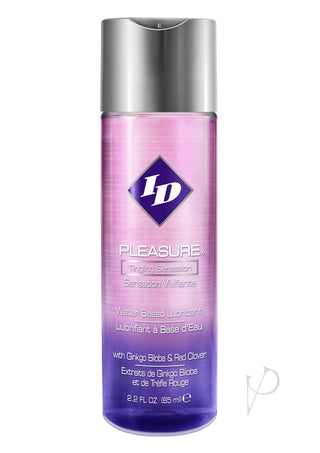 Id Pleasure Water Based Tingling Lubricant - 2.2oz