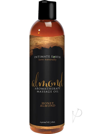 Intimate Earth Almond Aromatherapy Massage Oil Honey Almond - 8oz