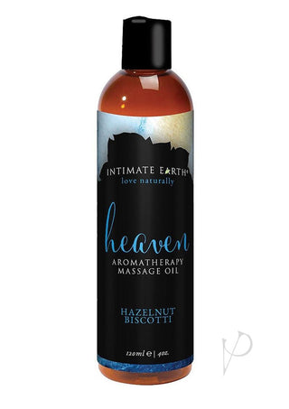 Intimate Earth Heaven Aromatherapy Massage Oil Hazelnut Biscotti - 4oz