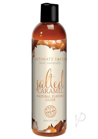 Intimate Earth Natural Flavors Glide Lubricant Salted Caramel - 2oz