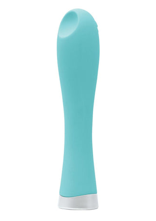 Luxe Collection Candy Rechargeable Silicone Flexible Compact Vibrator - Green/Turquoise