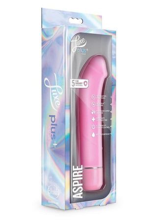 Luxe Plus Aspire Silicone Vibrator - Pink