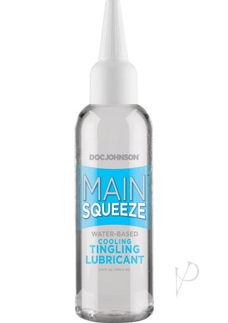 Main Squeeze Cooling Tingling Water Based Lubricant - 3.4oz