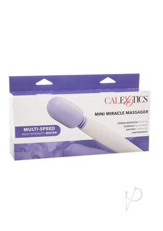 My Mini Miracle Massager Wand Waterproof - Purple/White - 7.75in