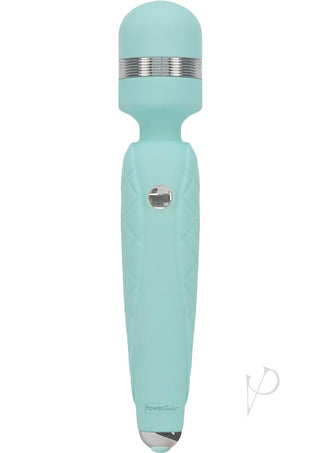 Pillow Talk Cheeky Silicone Rechargeable Wand Massager - Teal