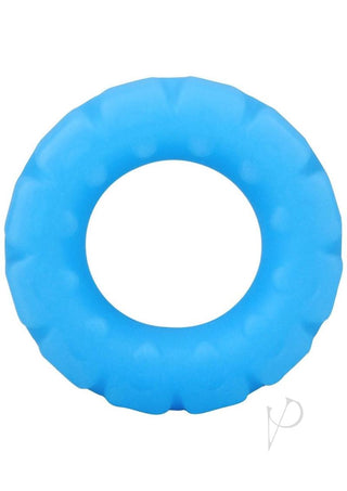 Rock Solid The Tire Silicone Glow In The Dark Cock Ring - Glow In The Dark/White