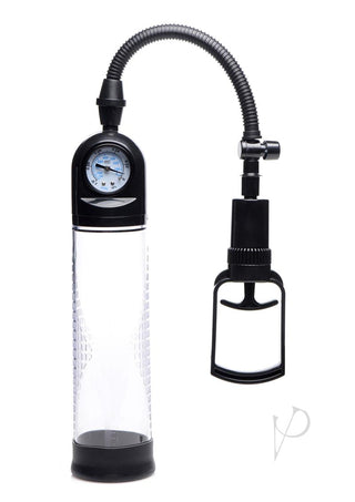 Size Matters Trigger Penis Pump with Built-In Pressure Gauge