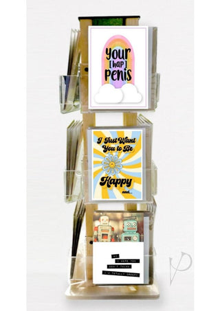 Warm Human 12 Card Unit Table Top Spinner - Display