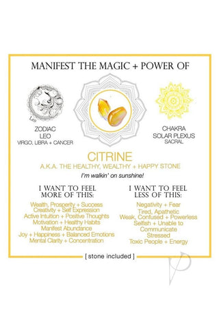 Warm Human Citrine