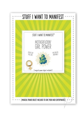 Warm Human Manifest Greeting Card - Girl Power
