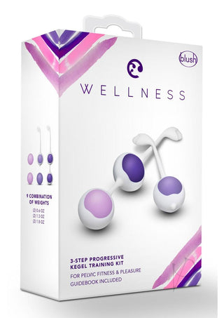 Wellness Kegel Silicone Training Kit - Purple
