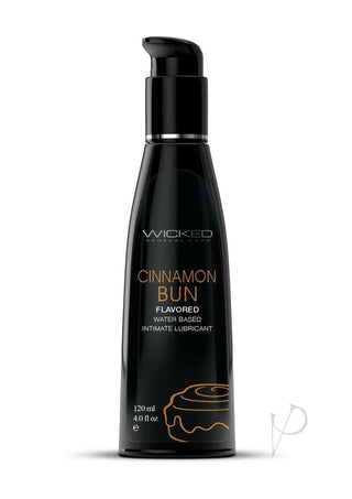Wicked Aqua Water Based Flavored Lubricant Cinnamon Bun - 4oz